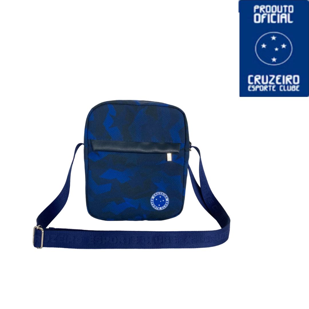 Bolsa Transversal Escudo Estampada